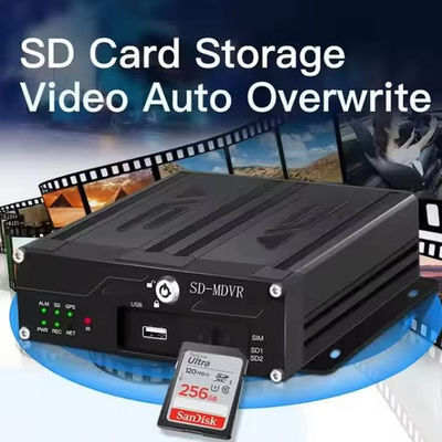 1080P 4ช่อง Mobile DVR พร้อมระบบกล้อง CCTV รถยนต์ รถบรรทุก 4G SIM WiFi GPS