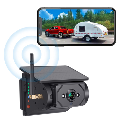 ระบบรักษาความปลอดภัย WiFi ที่ใช้พลังแสงอาทิตย์ ระบบป้องกันน้ํา CCD Image Sensor Dash Cam