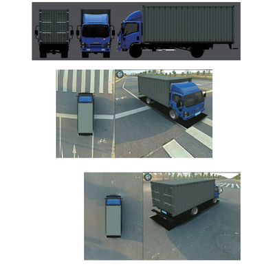 1080P AI ระบบภาพ 360 ภาพภาพนก ระบบกล้องพานาราม 3D รอบ 4 ล้อกล้องด้าน ขับจูง