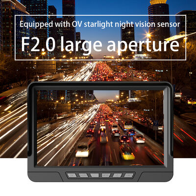 เครื่องบันทึกวิดีโอติดรถยนต์ระบบ BSD ขนาด 7 นิ้ว ระบบมองหลัง ระบบถอยหลังสำหรับรถบรรทุก DVR กล้องติดรถยนต์ กล้องหน้าและหลัง DVR สำหรับจอดรถบรรทุก