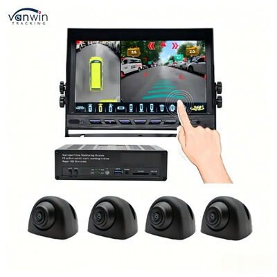 3D Ultra HD 1080P 360° Bird's Eye View Camera, Car Truck Panoramic Surround View Parking System with Reverse Safety Prompt