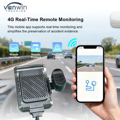 เครื่องบันทึกกล้อง Dash Cam พร้อมอัลกอริทึม AI สําหรับการตรวจจับพฤติกรรมของผู้ขับรถ และโมดูล 4G รองรับช่วงความถี่โลก