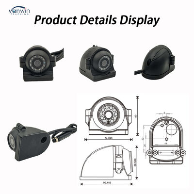 24V 4CH AI Dash Cam Kit กล้องวงจรปิดรถยนต์ DVR กับ DMS ADAS BSD กล้องด้านสําหรับรถบรรทุก / รถบัส