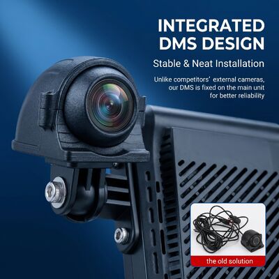 4G Connectivity AI Dashcam with Driver Fatigue Detection and 4-Channel Recording for Fleet Vehicles