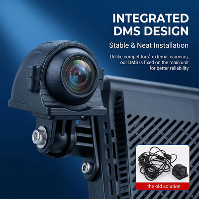 รถบรรทุกหนัก เครื่องบันทึก 4G Dash พร้อม ADAS BSD - กล้อง GPS Telematics Fleet พร้อมปุ่ม SOS Panic