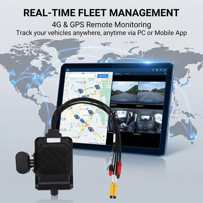 ระบบ 4G Dashcam ของรถพาณิชย์ - GPS Anti-Theft WiFi Tracker พร้อมสนับสนุน I/O RS232