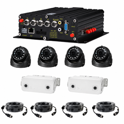 AI Mobile DVR พร้อมกล้องนับจำนวนผู้โดยสารสำหรับระบบเฝ้าระวังรถโดยสารประจำทาง