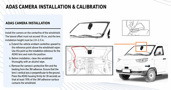 ระบบ AEBS พร้อมเรดาร์คลื่นมิลลิเมตร 77GHz, ADAS + DMS และการเชื่อมต่อ 4G/5G สำหรับระบบเทเลเมติกส์ยานพาหนะ