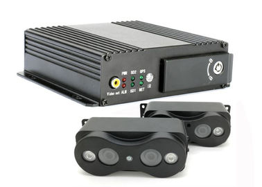 กล้องสองตาแบบสองทิศทางระบบวิชั่นสเตอริโอวิดีโอบัสวิดีโอ 3G People Counter Camera