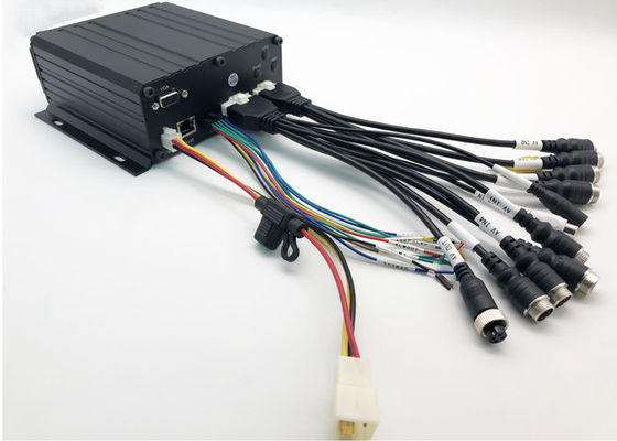 8 ช่องทาง GPS WiFi 4G RJ45 1080N รถยนต์เคลื่อนไหว รถบัส DVR กล้องบันทึกวิดีโอ Kit APP / Web / PC Remote View วิดีโอและ Track