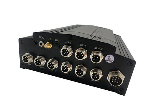 8CH AI ADAS DMS มือถือ DVR 4G GPS1080P HD รองรับ OEM HDD SSD MDVR รถบรรทุก รถบัส เครื่องบันทึกวิดีโอ
