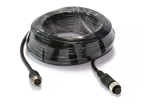 20m 4P Din Jack Extension Cable double shielded Connector เพศต่อเพศ สําหรับกล้องรถบัส