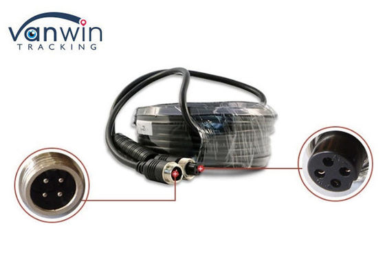 20m 4P Din Jack Extension Cable double shielded Connector เพศต่อเพศ สําหรับกล้องรถบัส