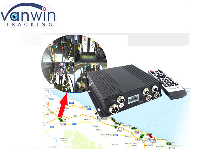 AHD 1080P 4G GPS SD รถบัสบันทึกข้อมูลการเดินทาง พร้อมระบบติดตามระดับน้ํามัน Wifi