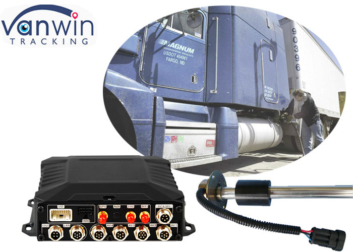 4ch Wifi GPS Vehicle Fuel Tracking HD Mobile DVR พร้อมไฟฟ้า 8V-36V และความจุสูง