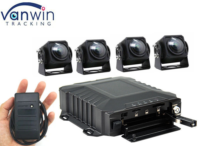 3g/4g Wifi Hdd Tracking 4/8 Channel รถยนต์ DVR คิตพร้อม RFID สําหรับแท็กซี่ รถบรรทุก รถบัส
