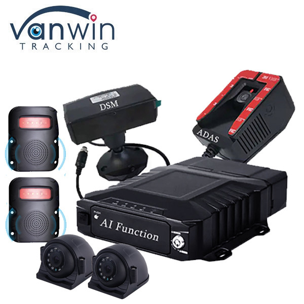 ระบบบันทึกวิดีโอ ADAS 8CH ระบบบันทึกวิดีโอด้วย WiFi 4G GPS AI MDVR