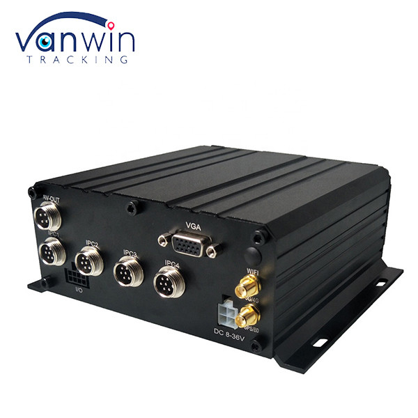 8-Channel Mobile NVR With H.264 HDD 1080P Hard Disk Remote 3G 4G GPS WiFi รถยนต์ รถบัส รถกระบะ ติดตามเครือข่าย