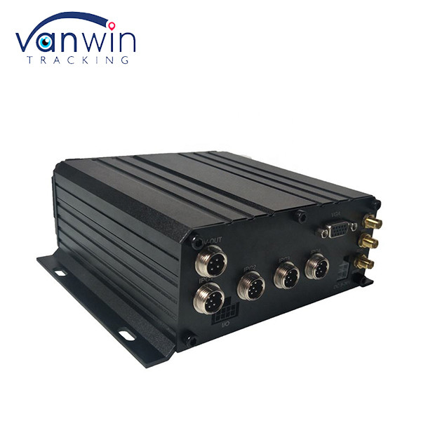 H.265 8CH 1080P แฮร์ดดิสก์ MNVR สําหรับรถบรรทุก รถบัสรีโมท 4G GPS WiFi การติดตามเครือข่ายรถยนต์