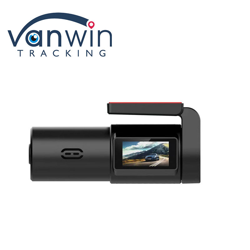 ADAS HD ภาพกลางคืน การติดตามที่จอดรถ อินเตอร์เน็ตมือถือ WIFI ซ่อน 360 ° 1 นิ้ว การขับรถบันทึก