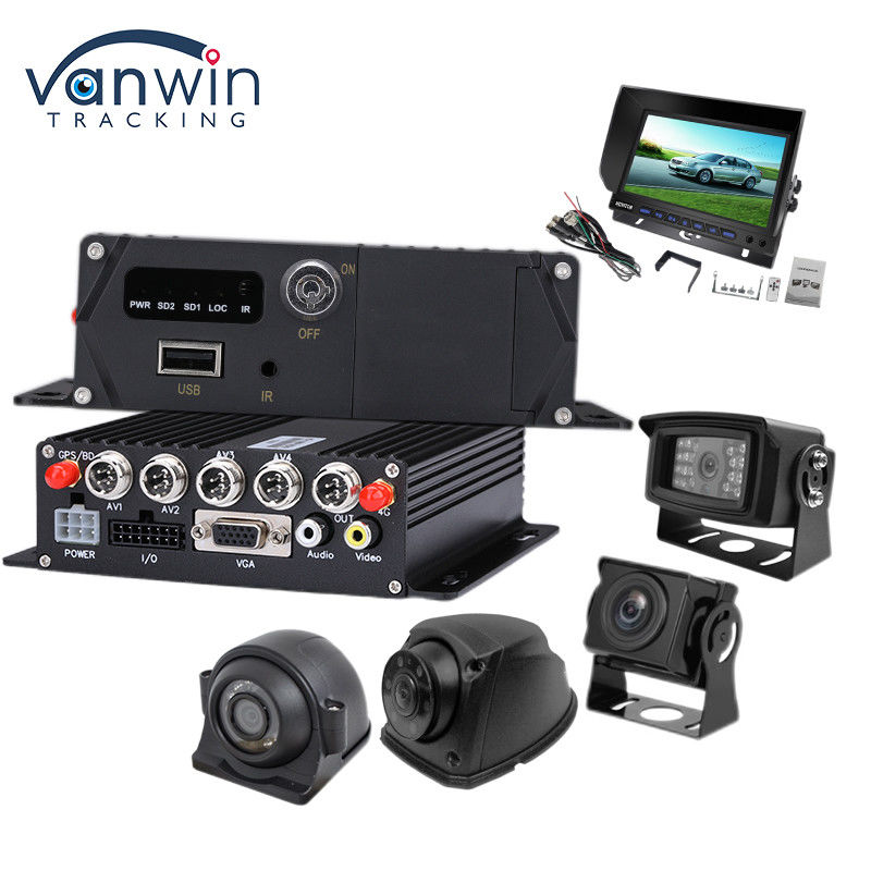 เครื่องขนส่งติดตั้ง DVR4 การบันทึก คล้องเจ้าภาพ การบิน อินเตอร์เฟซจอ VGA อินเตอร์เฟส มอนิเตอร์ความละเอียดสูง