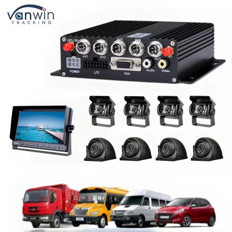 8CH 1080P H.265 HD GPS รถยนต์มือถือ DVR Recorder ด้วย 12V 2.5A และ 5V 2A ออก