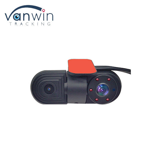 1080P Dual Lens Car Dash Cam Frontview และ Insideview กล้องสําหรับความปลอดภัยเพิ่มขึ้น