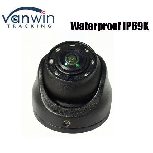 180 ° 1080P 2MP กันน้ํา IP69K กล้องในบ้าน / นอก Dome ด้วย IR Night Vision สําหรับรถบัส / รถบรรทุก
