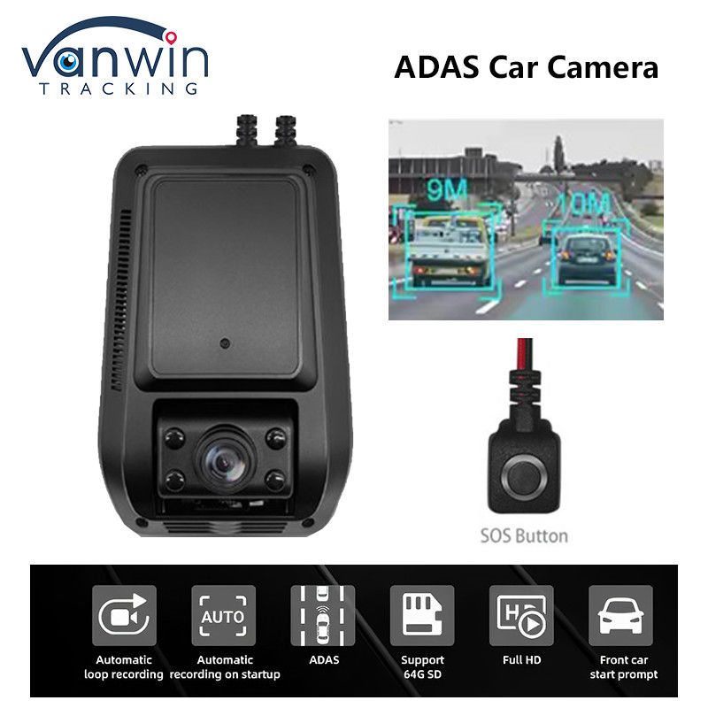 MINI 2CH 4CH 4G Dual Lens AI Dash Cam พร้อม ADAS DMS 4G GPS สําหรับรถบรรทุกและรถแท็กซี่
