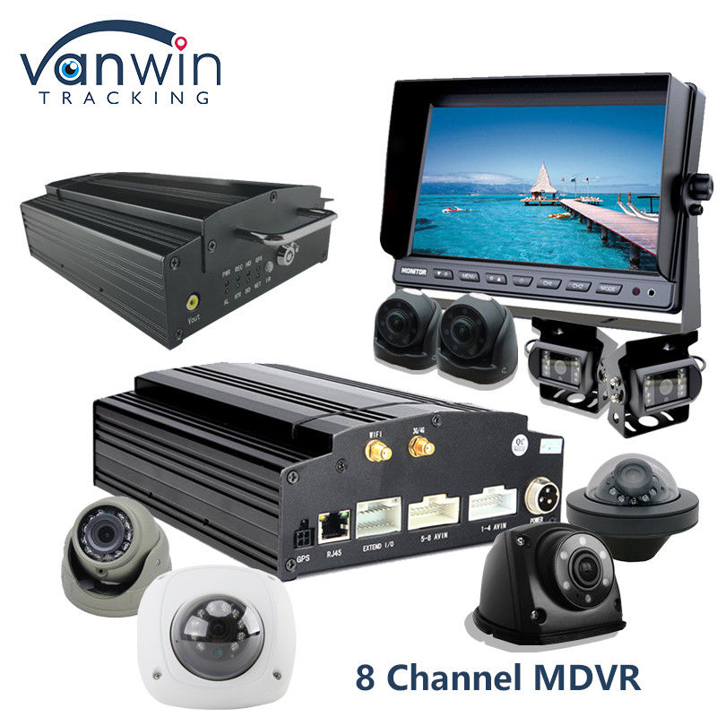 4G Wifi GPS MDVR Camera System 8CH เครื่องบันทึกวิดีโอดิจิตอลมือถือ สําหรับรถบัสรถบรรทุก