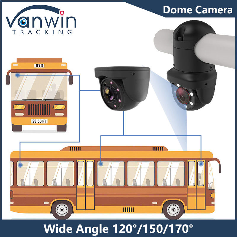 IP69K กันน้ํา 1080P รถ MDVR Recorder 170 องศา กล้องวงจรปิดบัสมุมกว้าง