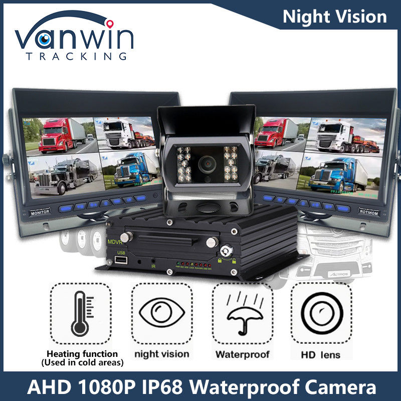 1080P AHD IP68 กล้องวงจรปิดรถยนต์ IR Night Vision กล้องรถยนต์สําหรับรถบรรทุก