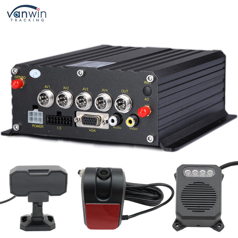 ADAS เครื่องบันทึกการติดตามความปลอดภัยรถยนต์ 8CH เครื่องบันทึกตําแหน่งโลก SSD MDVR