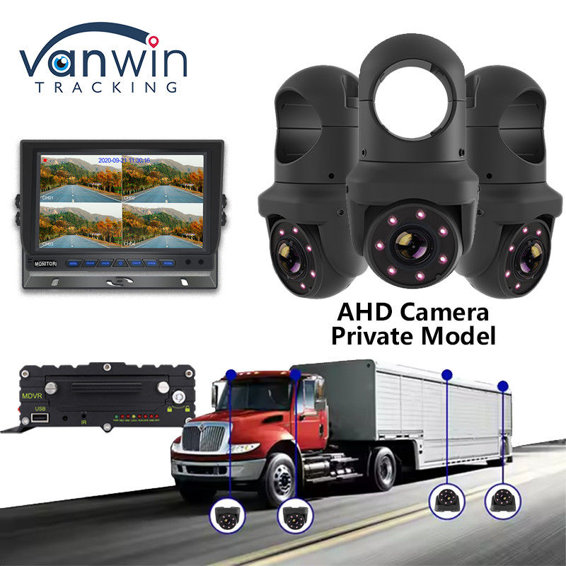 IP69K Full HD Night Vision กล้องรถ Dome Private Model 7 IR Lights กล้องรถสําหรับรถบัส Turck