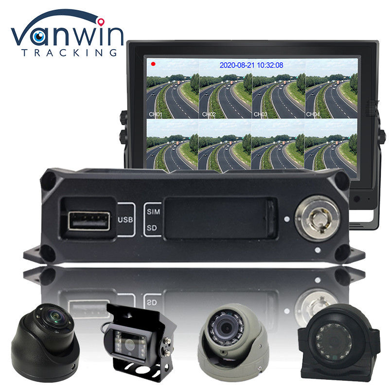 H.264 4CH HD 1080P Mobile DVR 4G GPS WIFI SD Card MINI MDVR สําหรับการติดตามวิดีโอรถยนต์