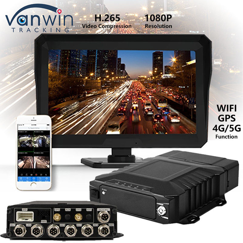 8CH 1080P AHD HDD Mobile DVR With 4G GPS MDVR Recorder รถกระบะ ระบบระวังความปลอดภัย