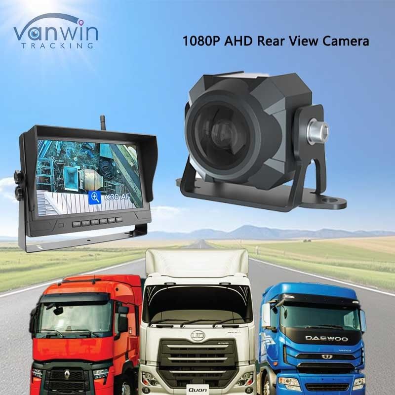 กล้องมองกลางคืน 1080P สําหรับรถบัสมุมกว้าง 180 องศา กล้องเฝ้าระวัง