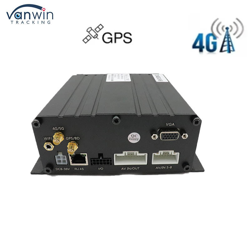 ง่ายติดตั้ง 4CH MDVR 4G WiFi GPS รองรับการติดตามการติดตามเรือสําหรับรถแท็กซี่ รถบรรทุก บัส กล้องด้วยซอฟต์แวร์ CMSV6