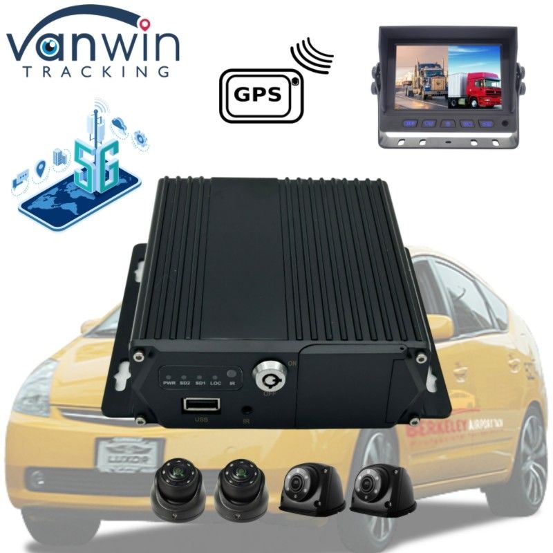 5G GPS Vehicle Tracker 4 Channel SD Card MDVR สําหรับแท็กซี่ รถบัส รถตู้ รองรับ OEM บริการ