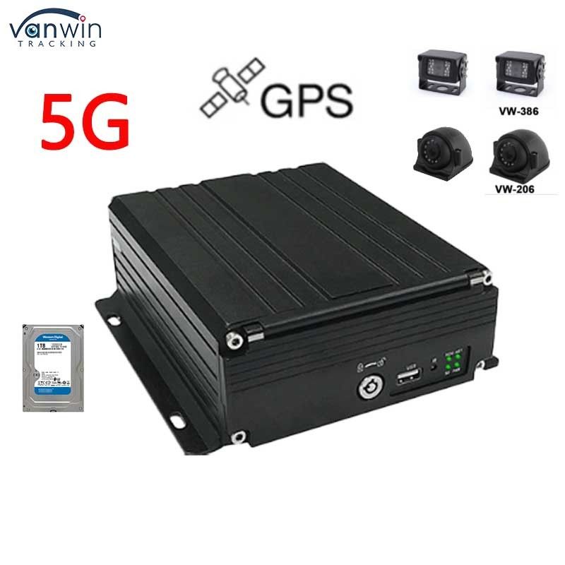 4 ช่อง HDD DVR 5G GPS Tracking 1080P HD Moblie DVR รองรับระบบวีดีโอ OEM / ODM สําหรับรถยนต์ รถบรรทุก รถบัส MDVR รถกล่องดํา
