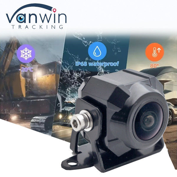เครื่องทําความร้อนอัตโนมัติ 1080P IP69 กันน้ํา กันหมอก รถบรรทุก กล้องถ่ายภาพด้วยมุมมอง 180 องศา