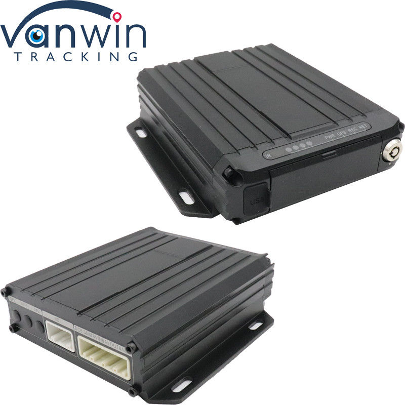 1080P Dual SD Card 4 Channel Mobile Dvr พร้อม 4G GPS Wifi กล้องวงจรปิด