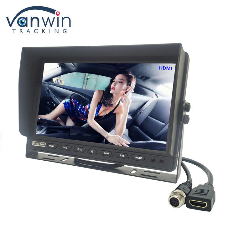 7 นิ้ว ความละเอียดสูง 1024x600 ความละเอียดรถยนต์ทีวีจอ พร้อม HDMI Connector สําหรับ MDVR