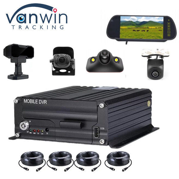 8CH 4CH 4G GPS ADAS DMS 2TB HDD SD Mobile DVR Kit AI MDVR ระบบติดตาม GPS Taxi MDVR
