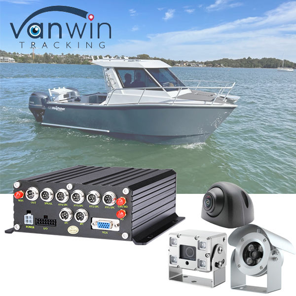 เครื่องบันทึกวิดีโอมือถือดิจิทัล MNVR 6 ช่อง HDD SSD Mobile NVR พร้อม 3G 4G GPS สำหรับเรือสูบทราย