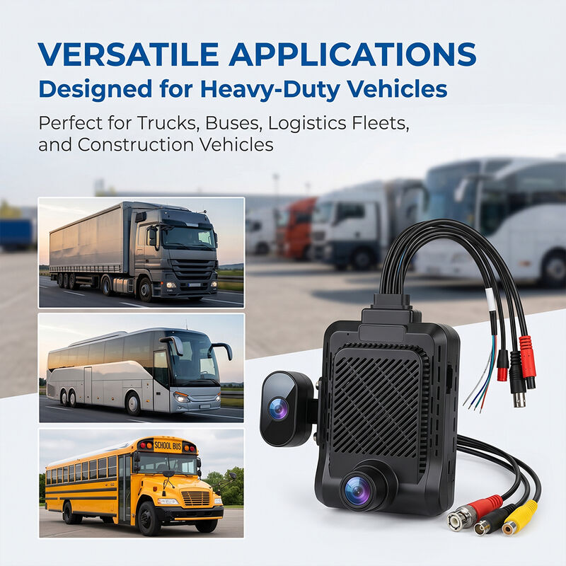 AI Fleet Dashcam 4G LTE พร้อม ADAS DMS BSD Active Driver Coaching & Risk Mitigation รถดํากล่อง