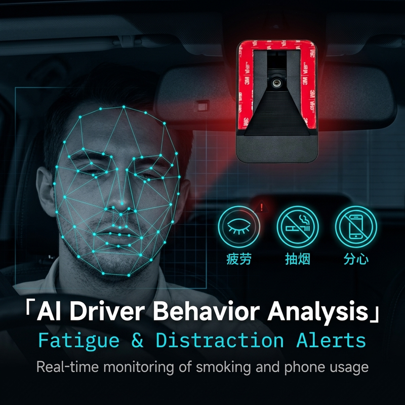 ระบบเบรกอัตโนมัติ AEBS พร้อม 4G DVR และ ADAS สำหรับระบบเบรกฉุกเฉินอัตโนมัติและการตรวจจับจุดอับสายตา