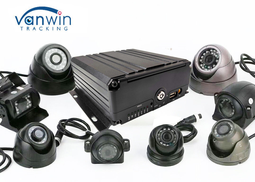 8 ช่องทาง GPS WiFi 4G RJ45 1080N รถยนต์เคลื่อนไหว รถบัส DVR กล้องบันทึกวิดีโอ Kit APP / Web / PC Remote View วิดีโอและ Track