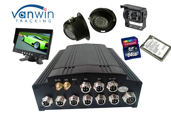 RJ45 4G มือถือ DVR กล้องแอนาล็อก 4 ช่อง 2.5" SATA Digital Video Recorder