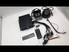 4CH 1080P โมบาย DVR พร้อมช่องใส่ SD การ์ดคู่